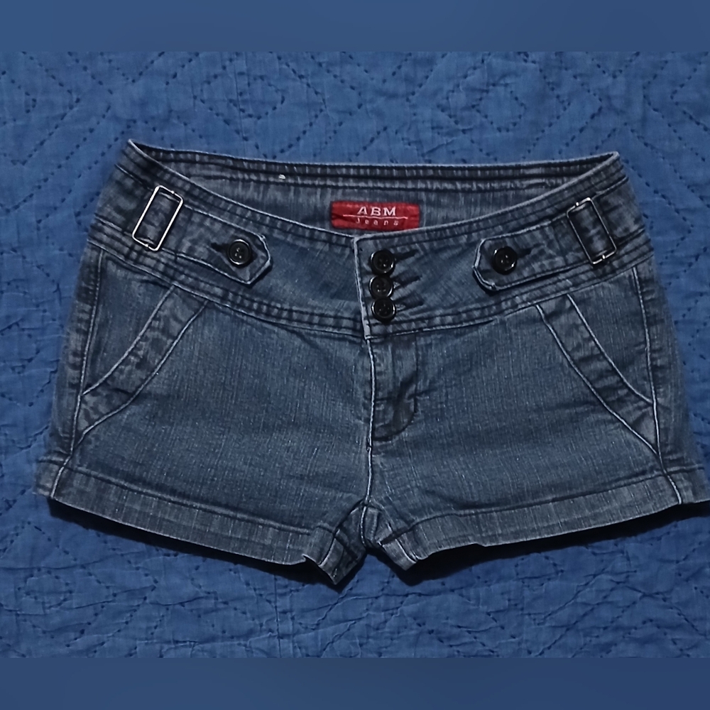 Women's size 9 fits 8-9 Black ABM Jean shorts
